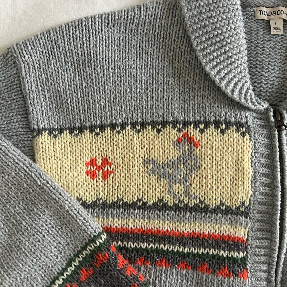 Toad&Co women’s wool zip sweater - Picture 3 of 8